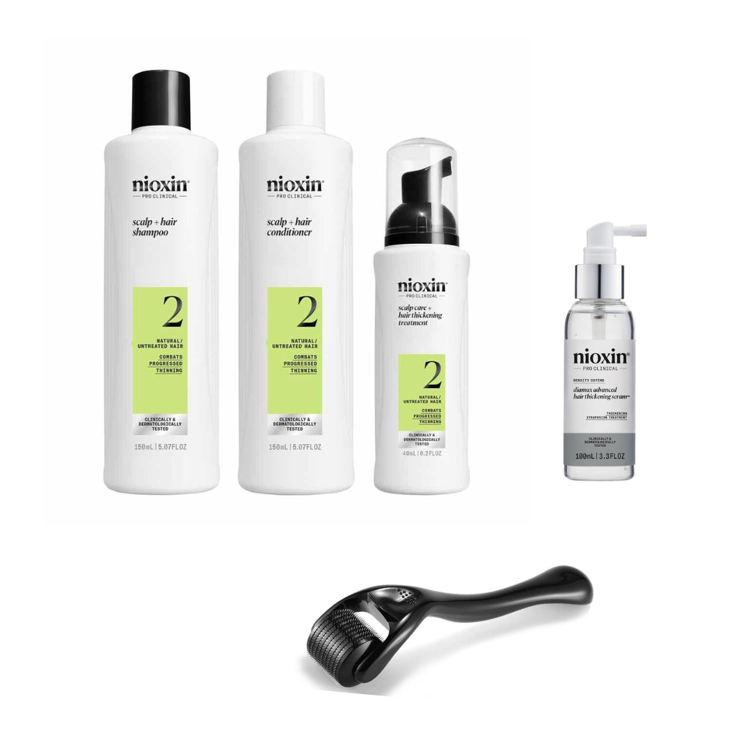 Routine Complète Nioxin Anti-Chute&Densité + Derma Roller