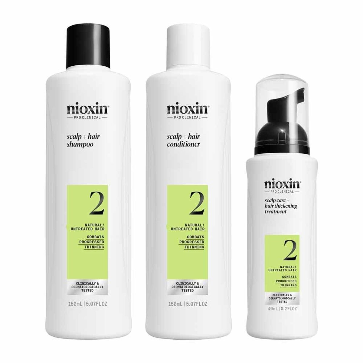 Nioxin System 2 - Routine Anti-Chute & Densité pour Cheveux Fins
