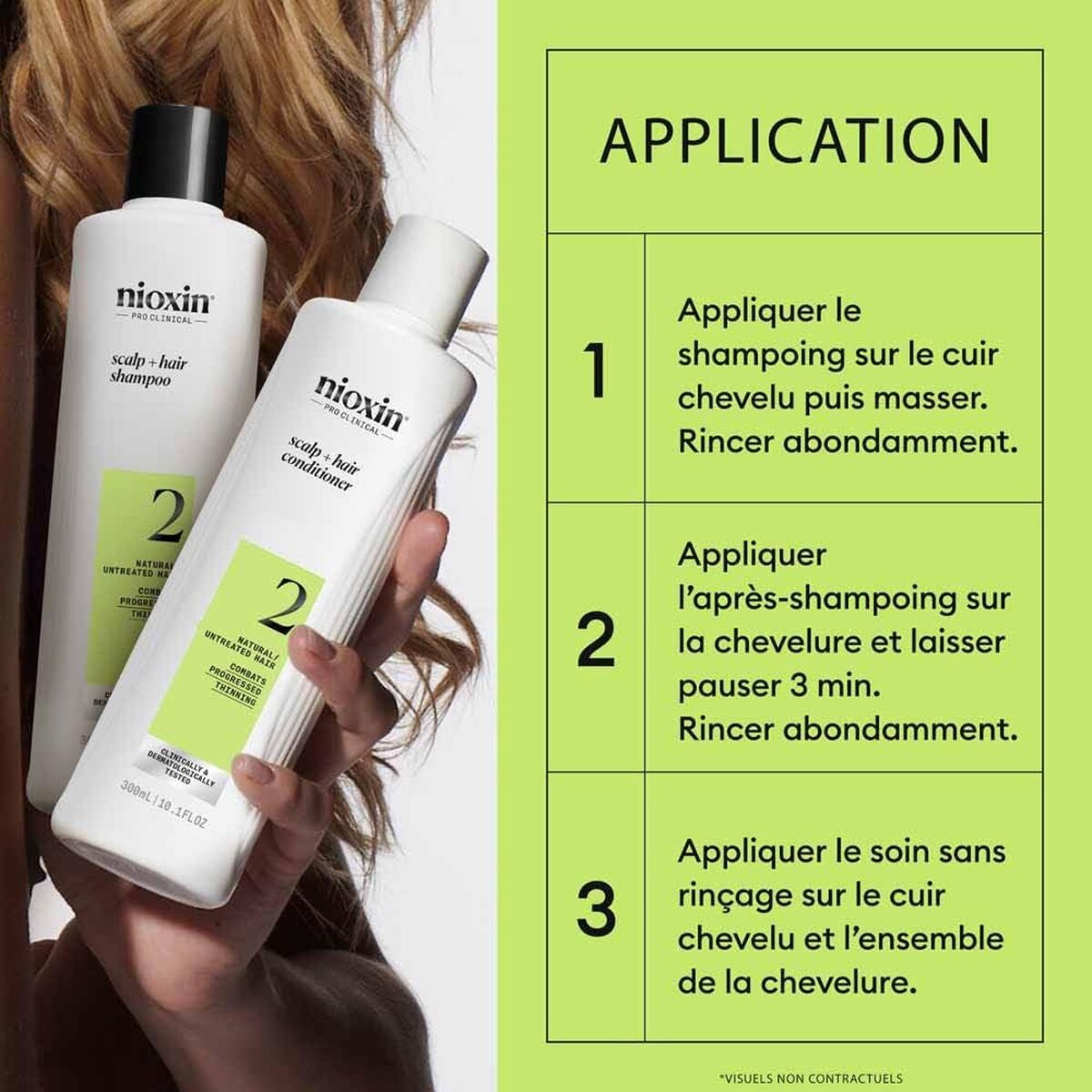 Nioxin System 2 - Routine Anti-Chute & Densité pour Cheveux Fins