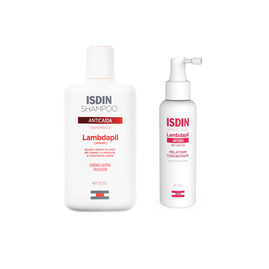 Routine Duo ISDIN Anti-Chute - Shampoing + Lotin pour Cheveux Forts